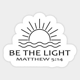 Be The Light Sticker